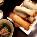 Mokainnyc's cooksnap of when they made ベーコン チーズ 大葉ミニトマト春巻き.