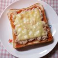 えつエツ's cooksnap of when they made 【簡単】手軽にツナマヨケチャトースト.