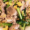 クックF1N3JG☆'s cooksnap of when they made 時短！節約！小松菜と豚肉のうまみ炒め♡.