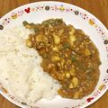 桃華0408's cooksnap of when they made 冷凍豆腐で肉なしキーマカレー.