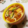 ネコかえる's cooksnap of when they made 残りカレーでカレーうどん.