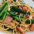 533313's cooksnap of when they made ★菜花とベーコンの和風パスタ★.