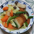 nyangomama's cooksnap of when they made キャベツとさつま揚げ簡単煮物柚子胡椒風味.