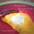 inyako's cooksnap of when they made ボーダー柄の卵シート＊卵1コで簡単に.