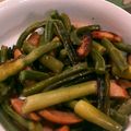 きえまま's cooksnap of when they made ツナ缶とベーコンで！にんにくの芽炒め♪.