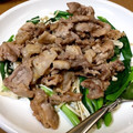 あおあおむむむ's cooksnap of when they made 九条ねぎと豚肉の味噌炒め.