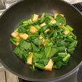 ubwinter☆'s cooksnap of when they made ♡小松菜と厚揚げ豆腐の煮物♡.