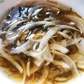 柊＿＿'s cooksnap of when they made 血液サラサラ♬もずくと新玉ねぎの酢の物.