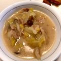 Nana983's cooksnap of when they made 春キャベツと玉ねぎの酒粕スープ♪.