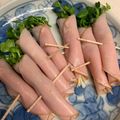 なつをなつ's cooksnap of when they made お弁当におつまみに☆カイワレのハム巻き.