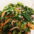 チューバ☆'s cooksnap of when they made 春菊ときのこのナムル.