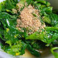 ママから娘たちへ's cooksnap of when they made 菜の花の辛子和え.