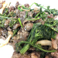 ☆ほっしー△'s cooksnap of when they made 菜の花と牛肉のオイスター炒め.