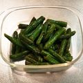 りとえみ's cooksnap of when they made お弁当に★冷凍インゲンのマヨ醤油炒め.