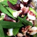 nicamom's cooksnap of when they made オクラとたこのガーリック炒め.