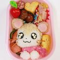 めいめい☆☆☆'s cooksnap of when they made とっとこハム太郎『マフラーちゃん』弁当♡.