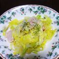 ひなたのねこやなぎ's cooksnap of when they made 簡単♡春キャベツと新玉葱の塩レモン炒め.