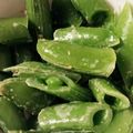 chima25's cooksnap of when they made スナップエンドウのおかかマヨポン和え.