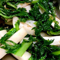 hiromi17's cooksnap of when they made わさび菜とかまぼこのおひたし♪.
