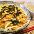 アイリッシュショコラ's cooksnap of when they made キムチとほうれん草丼！.