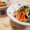 fu♪♪'s cooksnap of when they made 人参と水菜の味噌ゴマ和え.