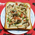 こげ岡's cooksnap of when they made 鮭フレークとしめじのグラタン風トースト.