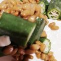 アブシンベル's cooksnap of when they made 10分で美味しいオクラと納豆の豆腐丼.