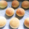 うめ食堂's cooksnap of when they made *薄力粉de簡単ﾌﾜﾌﾜ即席パン*.
