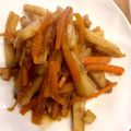 horseland's cooksnap of when they made 蓮根ゴマきんぴら.