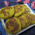 miyuki12's cooksnap of when they made かぼちゃ　残り物お焼き.