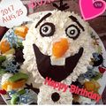 クックEDI1TZ☆'s cooksnap of when they made キャラケーキ☆アナ雪☆オラフ.