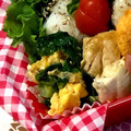 junkie_t's cooksnap of when they made 菜の花とふわふわたまごのサラダ.