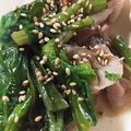 ♥︎atk♥︎'s cooksnap of when they made 超簡単！レンジで豚とほうれん草ポン酢がけ.