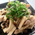 ゴマッキー's cooksnap of when they made 大葉香る豚肉ときのこの甘辛バター醤油炒め.