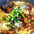 ⭐とっくん⭐'s cooksnap of when they made 缶詰め サンマの蒲焼 卵とじ ウナとじ風.