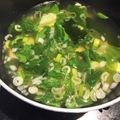 iruy's cooksnap of when they made 焼肉屋さんのワカメスープ☆.