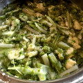 禁断ちゃん's cooksnap of when they made セロリと松山揚げの煮浸し.
