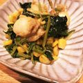とみ家's cooksnap of when they made ベビーホタテほうれん草コーンのバター炒め.