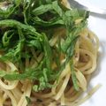 菖蒲＊'s cooksnap of when they made 混ぜるだけ！大葉といわしの蒲焼きパスタ.