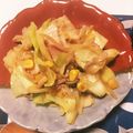 393toomoti's cooksnap of when they made キャベツとベーコンの野菜炒め.