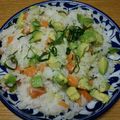ほのみずママ's cooksnap of when they made サーモンの混ぜ寿司*レモン×すし酢*.