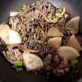 あんころもちよ's cooksnap of when they made 牛薄切り肉と大根の甘辛炒め.