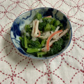 ankotetu's cooksnap of when they made 菜の花とカニ蒲鉾のおろしあえ♪.