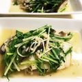 ちづりんも's cooksnap of when they made タラと水菜の蒸し物.