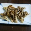 蛇口から生ビール's cooksnap of when they made 舞茸の天ぷら.