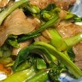 ぴょんスケの助's cooksnap of when they made 豚肉と小松菜のオイスターソース炒め.