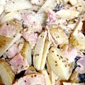 ☆やもりんず☆'s cooksnap of when they made 新じゃがベーコン椎茸のマヨマスタード炒め.