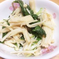 しおみとまと's cooksnap of when they made 低糖質レシピ　水菜とえのきの簡単和え.