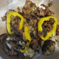 yobibaa's cooksnap of when they made 腎臓内科医考案☆減塩なすひき肉炒め.