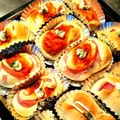 家族の美味しい☆'s cooksnap of when they made マヨたっぷりハムエッグパン.